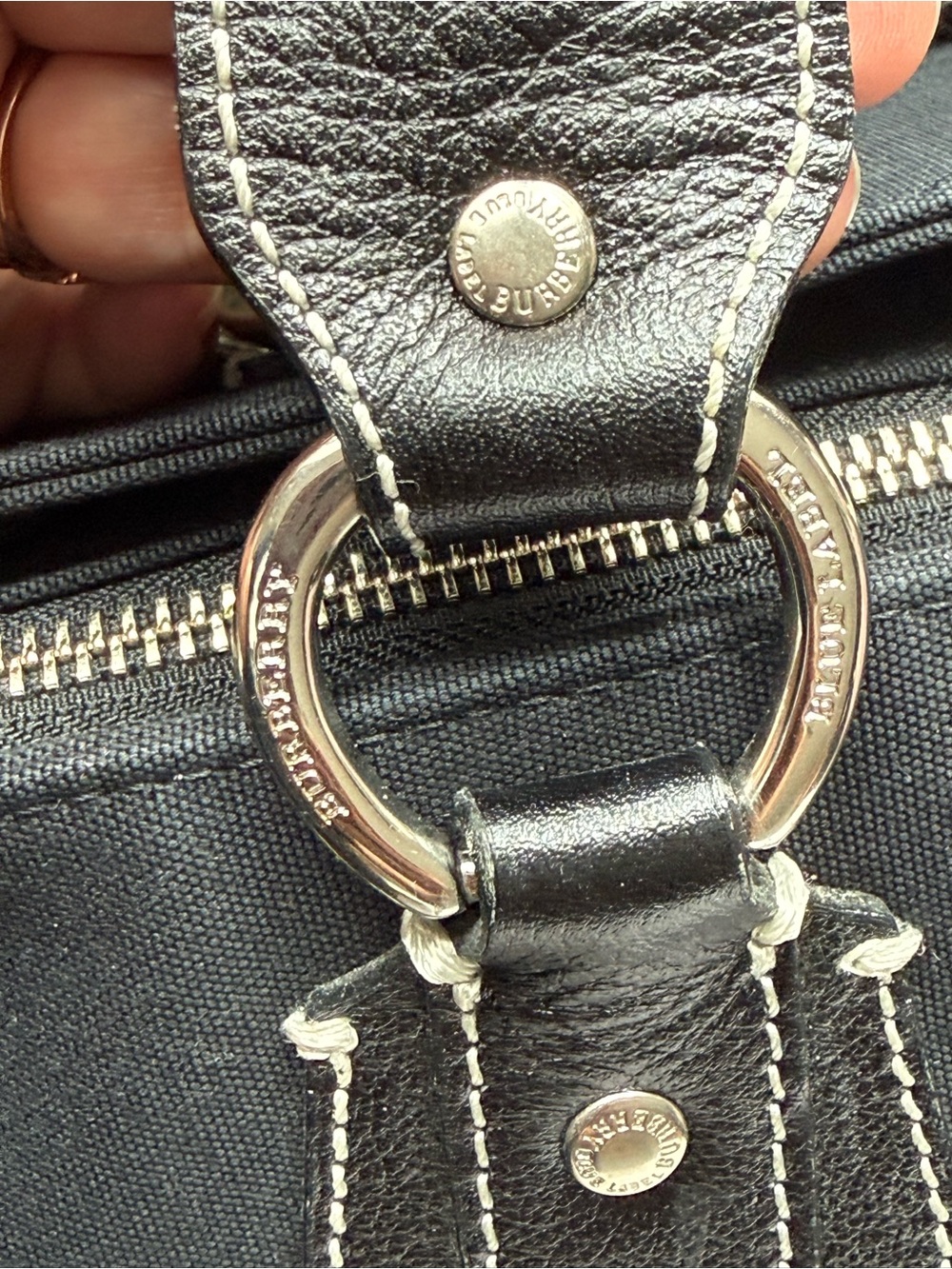 Burberry Blue Label Black Tote Bag - Picture 9 of 15